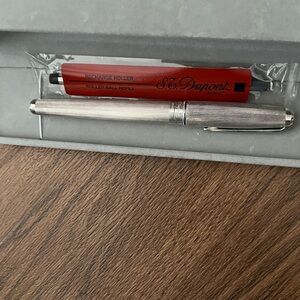 Great, Working , French Made , Vintage ST Dupoint as is , Silver plated.